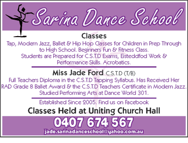 Sarina Dance School - Education VIC 1