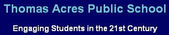 Thomas Acres Public School - Education VIC 0