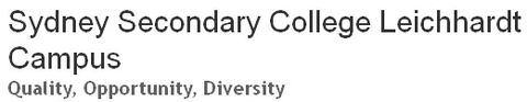 Sydney Secondary College Leichhardt Campus - Education VIC 0